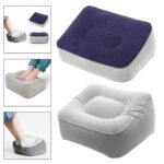 Under Desk Footrest Ergonomic Footrest Flocked Feet Soft for Office Grey Blue | Travel Accessories | Luggage Equipment - Image 3