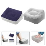 Under Desk Footrest Ergonomic Footrest Flocked Feet Soft for Office Grey Blue | Travel Accessories | Luggage Equipment - Image 4