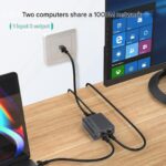 Tobo Gigabit Ethernet Splitter 1 to 2,1000Mbps High Speed Internet,RJ45,LAN,Cable,Cat5/6/7/8,Port Splitter 1 in 2 Out,Ethernet Network LAN Switch 2 Port TD-1465H - Image 5