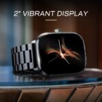 Noise New Macro Smart Watch with 2.0” HD Display,Metallic Finish BT Calling, Functional Crown, 7 Days Battery Life, Sleep Tracking, 200+ Watch Faces (Elite Silver) - Image 3