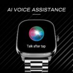Noise New Macro Smart Watch with 2.0” HD Display,Metallic Finish BT Calling, Functional Crown, 7 Days Battery Life, Sleep Tracking, 200+ Watch Faces (Elite Silver) - Image 4
