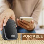 Intex IT-120 2.0 Channel Desktop Speaker with 10W Powerful Sound, USB Powered, 3.5mm Jack, in-Line Volume Control, Loud & Compact Design, Portable for Laptop, Computer, Mobile – Grey - Image 4