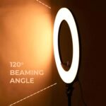 Tygot 10" Portable LED Ring Light with 3 Color Modes Dimmable Lighting | for YouTube | Photo-Shoot | Video Shoot | Live Stream | Makeup & Vlogging | Compatible with iPhone/Android Phones & Cameras - Image 4
