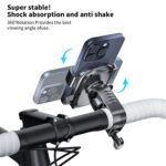 STRIFF MoRide 1 Mobile Holder for Bikes, Bike Smartphone Holder, Mobile Stand for Bike, Phone Holder for Bikes GPS nevigation Firm Locking Anti Shake,360 Degree Rotation, bycle (Black) - Image 5