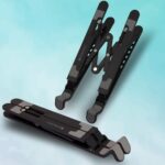 Zebronics-NS1500 Laptop Stand Featuring Foldable Design, Anti-Slip Silicone Rubber Pads, Supports Maximum of 5kgs Weight Tabletop - Image 3