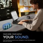 HAMMER Wave 10W Bluetooth Speaker Up to 8 Hours Playtime, TWS Function, Made in India, Built-in Mic, BTv5.4, USB Port, Type-C Interface Wireless Bluetooth Speaker with Hanging Loop (Blue) - Image 4