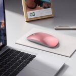 Offbeat - Atom Dual Bluetooth 5.1+5.1 & 2.4Ghz Wireless, Type-C Rechargeable Silent Click Mouse, Triple Device connectivity Windows, Mac, iOS, Android(Rose Gold) - Image 4