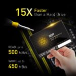 SP Silicon Power Ace A58 512GB 2.5 Inch SATA III SSD, 3D NAND with SLC Cache, Up to 500MB/s, Internal Solid State Drive for Desktop Laptop Computer - Image 3