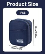 Travel Accessories, Electronics Organizer Bag for Travelers, Tech Organizer Pouch with Great Material, Gadget Organizer for Backpack, College Students, Professionals - Image 3