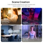 wipro 9W Bluetooth Enabled Smart Bulb B22 | 16 million Colours | White Tunable (Warm, Neutral & Cool White) | Dimmable | App-Control | Music Sync | Schedule & Scenes | Pack of 1 - Image 4