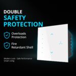 HomeMate Wi-Fi Smart Fan Regulator Touch Switch | No Hub Required | Works with Amazon Alexa, Google Assistant & Siri (Pack of 1, White) - Image 4