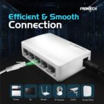 Frontech 5-Port Fast Ethernet Switch | 10/100 Mbps Speed | Plug & Play Network Hub | 1 Gbps Bandwidth | 2 Years Warrenty (NC-0073) - Image 4