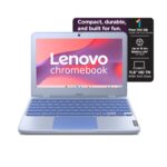 Lenovo {SmartChoice Chromebook Intel Celeron N4500 (4GB RAM/64GB eMMC 5.1/11.6 Inch (29.46cm)/HD Display/2Wx2 Stere + Kaspersky Standard 1 Device 1 Year (Physical Pack) - Image 3