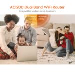 Tenda AC5 AC1200 Dual Band WiFi Router 300Mbps 2.4G & 867Mbps 5G, 1GHZ CPU, APP Management, Easy Setup, MU-MIMO - Image 5