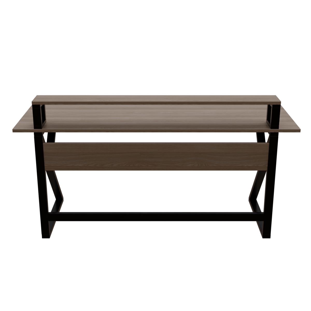 Riyan Luxiwood® Meja Computer Table with Top Shelves for Home & Office I Modern Computer Desk Table, Multipurpose Table, Gaming Table, Study Table for Students (Color-Beige) - Image 3