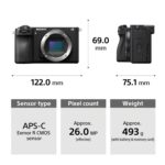 Sony Alpha ILCE-6700 APS-C Interchangeable-Lens Mirrorless Camera (Body Only) | Made for Creators | 26.0 MP | Artificial Intelligence Based Autofocus | 4K 60p Recording - Black - Image 4