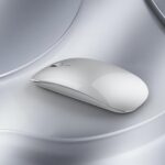 Offbeat - Atom Dual Bluetooth 5.1+5.1 & 2.4Ghz Wireless, Type-C Rechargeable Silent Click Mouse, Triple Device connectivity Windows, Mac, iOS, Android (Silver) - Image 3