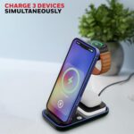 Honeywell Zest Wireless Clamp 3-in-1 23W Wireless Fast Charger with Type-C Input, QC 3.0, Stable Grip, Compatible with iPhone 8 and Above, Apple Watches, AirPods & Qi-Enabled Smartphones - Image 4
