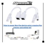 Speedio Passive PoE Injector and Splitter Kit | RJ45 Ethernet Power Adapter with DC Plug | PoE for IP Cameras, Access Points, Routers | CAT5/CAT6 LAN Cable Compatible – White (Pair) (1) - Image 5