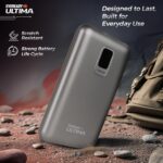 Eveready Ultima Power Bank PB 20, 10,000mAh, 22.5W Fast Charging, Dual Output, USB-C & USB-A, Overcharging Protection, Compatible with iPhone, Android & Qi Devices, Includes Cable & Warranty, Black - Image 4