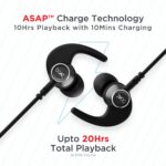 Boat Rockerz 235 Pro Wireless Bluetooth Neckband in Ear Earphone, Upto 20 hrs of Playtime, Beast Mode, Low Latency, IPX5 Water & Sweat Resistance, ENx Technology, Bluetooth v5.2(Active Black) - Image 3
