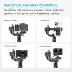 FeiyuTech SCORP Mini-3 All in One 3-Axis Camera Stabilizer,Built-in AI Track Sensor Handheld Gimbal - Image 4