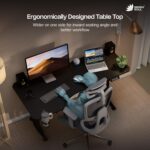 Green Soul Trigger 2.0 Height Adjustable Standing Desk | Ergonomic Design Table Top (5.3 Ft) | Integrated Charging | Digital Display with Memory Preset | 3 Year Warranty | (Black 1600 x 750 Top) - Image 4
