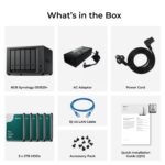Synology DS1525+ 5-Bay NAS Server Kit (8GB RAM, 10TB Storage) - 5 x 2TB NAS HDDs, High Performance Desktop Network Storage Device - With External SSD - Image 3