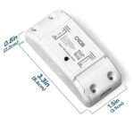 Okos Smart WiFi Wireless Switch 16A 3680W for Home Automation | Wi-Fi Smart Switch 16A - App & Voice Controlled Power Switch | 16A Smart WiFi Control Module | Wireless Smart Switch. - Image 4