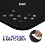 Dyazo Large Anti Slip Keyboard Shortcut Extended Desk mat/Mouse Pad with PS |AI | CDR | PR | Word | excel | PPT Shortcut Keys Computer mat for Laptop Size 800 x 300 x 3 mm (Black No Logo) - Image 4