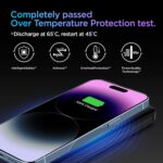 Spigen Power Bank 10000mAh Fast Charging, 3 in 1 Wireless Power Bank with Standing Dock, (20W USB-A, USBC) Lithium Polymer, (USB-A to C Cable Included) - Black - Image 4