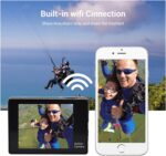 Lapras 𝟏𝟓 𝐘𝐞𝐚𝐫𝐬 𝐆𝐮𝐚𝐫𝐚𝐧𝐭𝐞𝐞 Mini 4K action camera waterproof sports camera with WiFi remote control for helmet outdoor travel recording - Image 4
