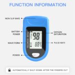 MCP BM1000A Pulse Oximeter with Oxygen Saturation Monitor, Heart Rate monitor and SpO2 Levels Oxygen Meter with LED Display Pulsometer fingertip oxy meter - Image 3