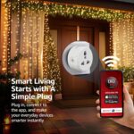 Havells 10 A Wi-Fi Smart Plug (White) with Voice Control & Energy Monitoring — Compatible with Alexa and Google Assistant - Image 4