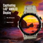 Fastrack Xtreme PRO Smartwatch with 1.43" AMOLED Display with 466 * 466 Pixel Resolution|SingleSync BT Calling|AI Voice Assistant|100+ Sports Modes and Watchfaces|Upto 5 Day Battery|IP68 - Image 3
