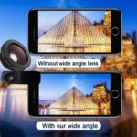 Universal HD Camera Lens Kit 180 Degree Fish Eye+0.65X Wide Angle+10X Macro Lens Glass & Aluminum Alloy Shot Clip Attachments Compatible with iPhone iPad Android Smartphone & Tablets - Image 4