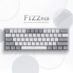 Redragon K617 Fizz 60% Wired RGB Gaming Keyboard, 61 Keys Compact Mechanical Keyboard w/White and Grey Color Keycaps, Linear Red Switch, Pro Driver/Software Supported - Image 3