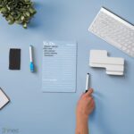 Clarity+ 'To-Do Priorities' Acrylic Board for Desk (24x16 CM)| Best Planner & Organiser | White Acrylic Base With Slot for Phone| With 2 Markers & Cleaning Fabric |Regular Size - Image 3