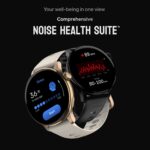 Noise Pro 6R 1.46" AMOLED Smart Watch, 1000 NITS, Powered by AI Pro, Built-in GPS, Strava Integration, Stainless Steel Dial, Video Watch Faces,3ATM,Emergency SOS, TWS Connectivity-Starlight Gold - Image 5