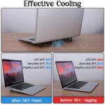 Keyboard Riser, 4Pcs Computer Keyboard Stand for Desk, Laptop Riser with Zinc Alloy Material, Portable Keyboard Feet for Office, Gaming, Watching TV - Image 3
