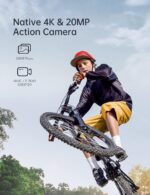 Drumstone 10 𝒀𝒆𝒂𝒓𝒔 𝑾𝒂𝒓𝒓𝒂𝒏𝒕𝒚 4K Action Camera Dual Screen | 50MP Ultra HD Photos | 170° Wide Angle | EIS Anti-Shake | 30M Waterproof | WiFi | Remote Control | Sports & Vlogging Cam - Image 4
