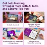 Lenovo Idea Tab Plus with Pen | Wifi |12.1" 2.5K Display, 800nits Peak Brightness |12GB RAM + 256GB ROM (Expandable upto 2TB)| MediaTek Dimensity 6400| 10200mAh|4 Speakers with Dolby Atmos| Cloud Grey - Image 4