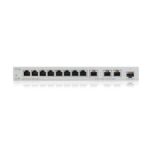 Zyxel 12 Port Web Managed Multi Gigabit Ethernet Switch|3 Port 10G/2.5G and 1 Port 10G SFP+|Plug and Play|Metal Shielded Port|Desktop/Wall Mount|Support QoS,Vlan,IGMP,Link Aggregation (XGS1250-12) - Image 3