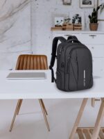 FUR JADEN Travel Laptop Backpack, Business Backpacks with USB Charging Port, Water Resistant College School Computer Bag for Men & Women Fits Under 15.6 inch Laptop and Notebook - Image 5