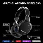 SteelSeries Arctis 1 Wireless Gaming Headset for Playstation – USB-C Wireless – Detachable ClearCast Microphone – For PS5, PS4, PC, Nintendo Switch, Android – Black - Image 4