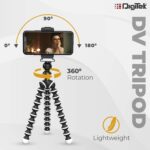 DIGITEK® (DTR 260 GT) Gorilla Tripod/Mini 33 CM (13 Inch) Tripod for Mobile Phone with Phone Mount & Remote, Flexible Gorilla Stand for Point and Shoot & Action Cameras - Image 3