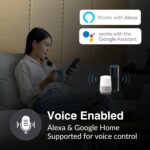 Smart WiFi 4 Node Smart Switch, No Hub Required, Retro Fit with Manual Control, Home Automation, Compatible with Alexa & IR Remote, Black - Image 4