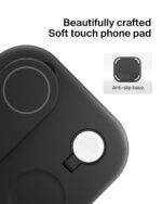 Belkin MagSafe Qi2 Wireless Charger | 3-in-1 Magnetic Foldable Charger with 15W | Fast Charger for iPhone 16, 15, Apple Watch, AirPods with Non-Slip Base | PSU Included | 36W Charger Included | Black - Image 4