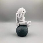 Cute Outer Space Astronaut Figurine Action Figure Toys Statue for Showpiece Home Living Room Decor Office Desktop Decoration Car Dashboard, Kids Birthday Party Gift, Resin - Image 4