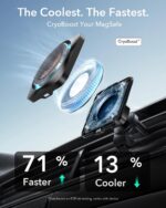 【Phone Cooling】 ESR for 15W MagSafe Car Mount Charger with CryoBoost, MagSafe Car Charger, Air Vent/Dashboard Car Phone Holder for iPhone Air/17/16/15/14/13/12 Pro Max, S25, Pixel 10 - Image 3